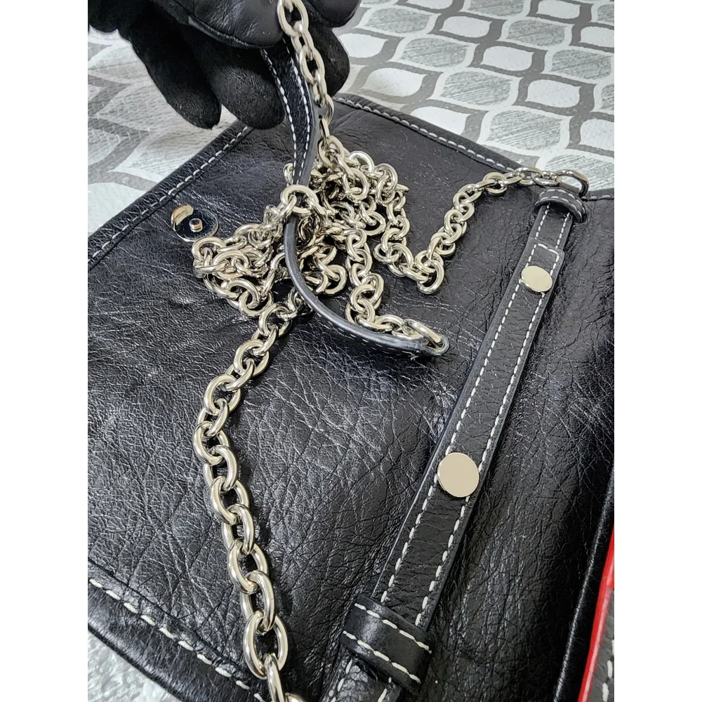 Balenciaga Bazar Chain Crossbody Bag Multicolored
